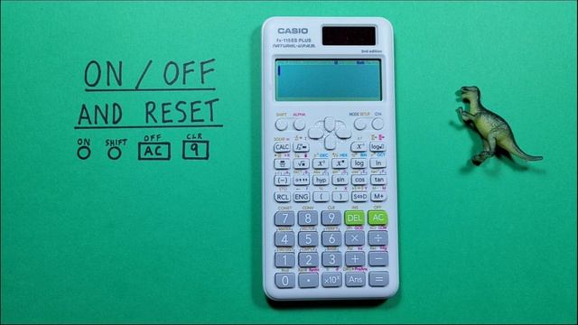 How to turn On, Off, and Reset the Casio fx-115 Calculator смотреть онлайн
