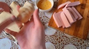 КОЛБАСА В слоёном ТЕСТЕ за 5 МИНУТ быстро просто вкусно