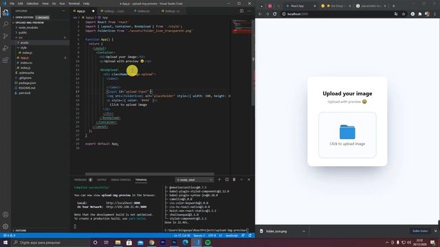ReactJS - Upload Image With Preview смотреть онлайн