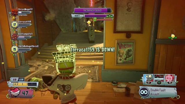 PLANTS VS ZOMBIES GARDEN WARFARE 2 GRAVEYARD OPS TENNIS STAR IN ACTION ✅ смотреть онлайн