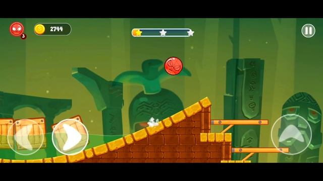 Angry Ball Эпизод 2 уровень 24-26 приключения красного шарика в джунглях прохождение игры смотреть онлайн