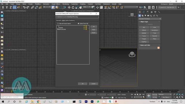 3DS Max 2022 Tutorial - Importing CAD files into 3DS Max смотреть онлайн