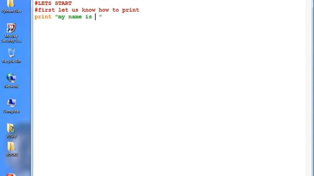 PRINT COMMAND - python смотреть онлайн