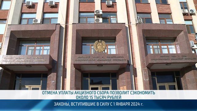 Законы, вступившие в силу с 1 января 2024 года – 11.01.2024 смотреть онлайн