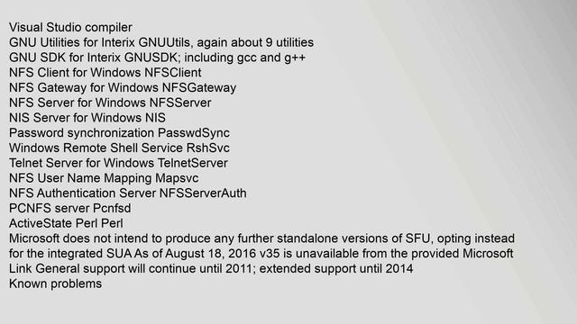Windows Services for UNIX смотреть онлайн