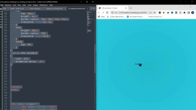 CSS Loading Animation | CSS Animation | CSS Tutorial смотреть онлайн