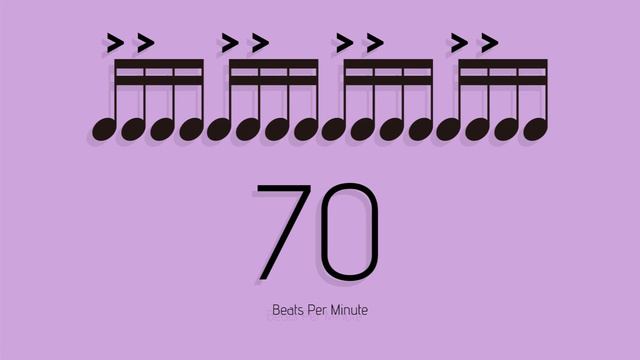 BPM = 70　メトロノーム - metronome - 16分 アクセント2-1 смотреть онлайн