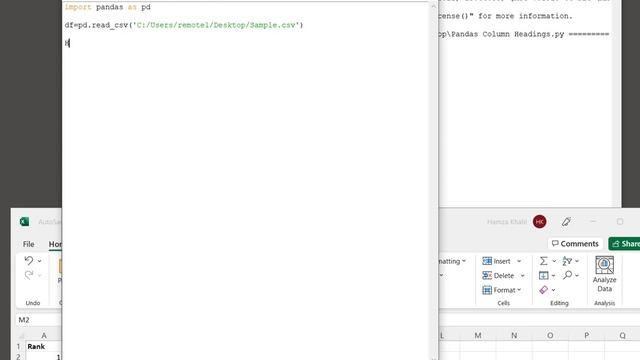 Python Pandas - Get column headers from a Pandas data frame смотреть онлайн