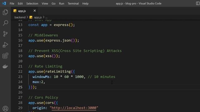 [Arabic] Blog App : #65 - API security : Express Rate Limit смотреть онлайн