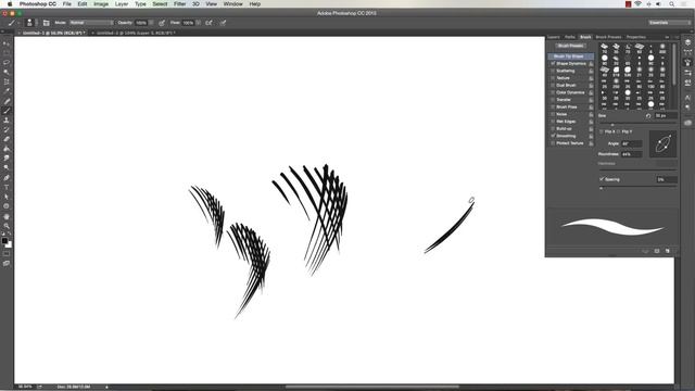 How to Make a Comic Inking Brush in Photoshop смотреть онлайн