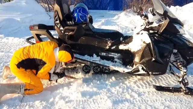 Купили снегоход BRP SKI-DOO Grand Touring 1200 покатушки смотреть онлайн