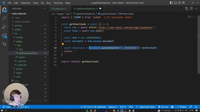 Let's Build a WebScraper in 15 Minutes with NextJS! смотреть онлайн