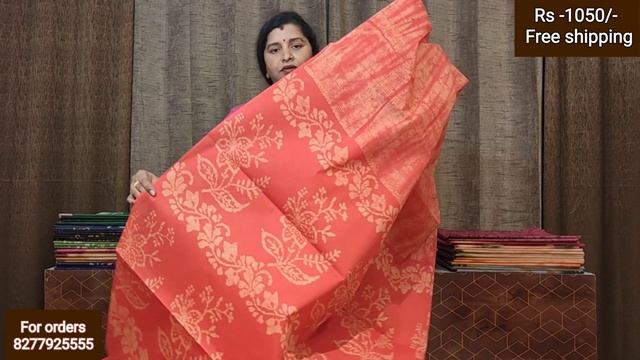 Summer cool cotton sarees ??   mulmul cotton with Batik print sarees... 24 April 2023