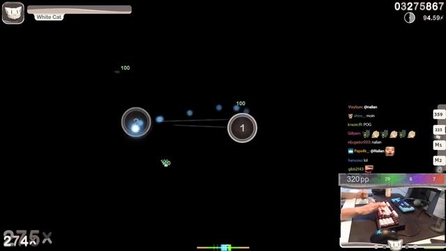 osu! 1st HDHR PASS on SENDAN LIFE | WhiteCat смотреть онлайн