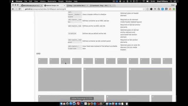 Adding the Material Design grid to our WordPress Theme смотреть онлайн