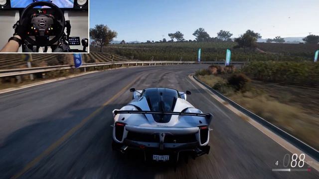 Ferrari FXX K-EVO | Forza Horizon 5 | Thrustmaster TS-PC Racer Gameplay смотреть онлайн