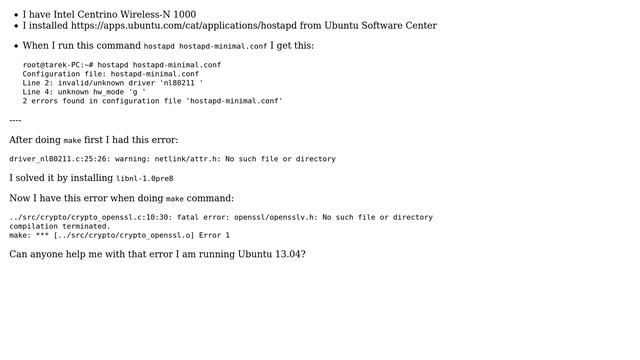 Ubuntu: How fix hostapd invalid/unknown driver 'nl80211' error? (2 Solutions!!) смотреть онлайн