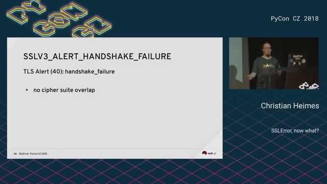 [PyCon CZ 2018] Christian Heimes: SSLError, now what? смотреть онлайн