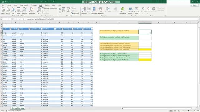 How to find smallest and highest value in Excel - Mastering Excel Functions смотреть онлайн