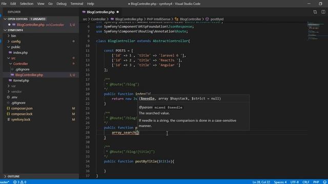 symfony ep2 create methods in controller смотреть онлайн