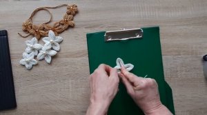 МАКРАМЕ/Macramé. Украшение на шею. Репсовый узел. Макраме для начинающих.