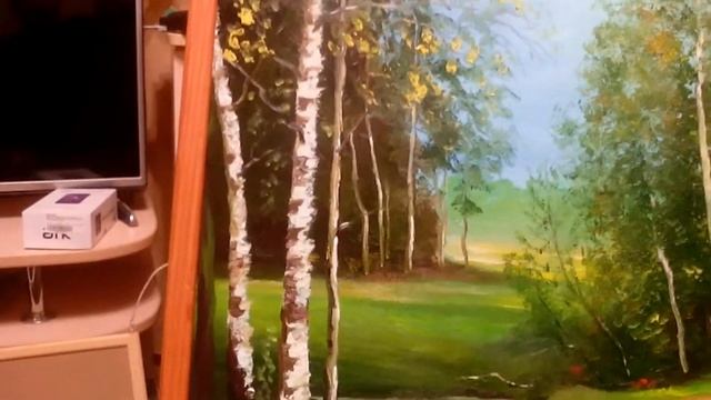 Русский пейзаж картина маслом смотреть онлайн