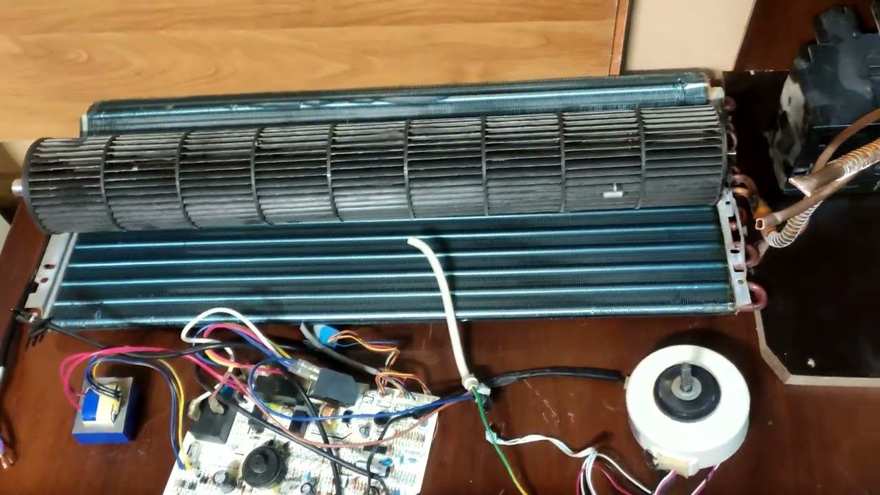 Что внутри внутреннего блока кондиционера. смотреть онлайн