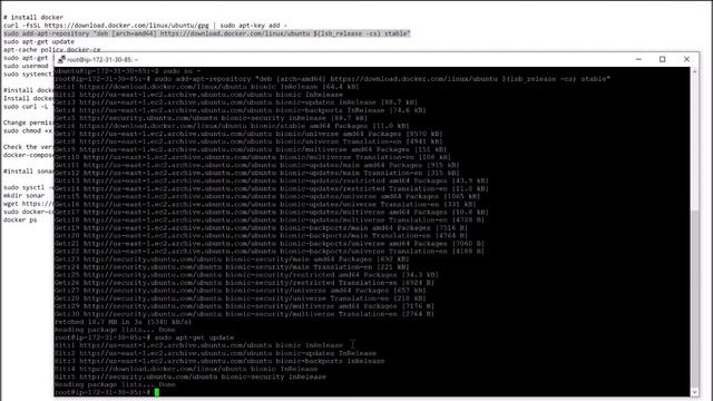 Install SonarQube in Docker in AWS EC2 смотреть онлайн
