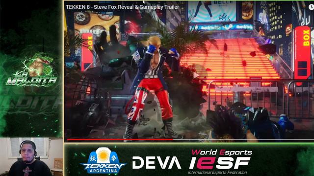 ¿STEVE O BOB? TEKKEN 8 STEVE FOX TRAILER REACTION + ANÁLISIS EN ESPAÑOL! смотреть онлайн