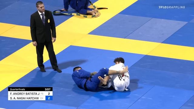 These Featherweights Throw Down? Fabricio Andrey vs Samuel Nagai | 2022 IBJJF World Championships смотреть онлайн