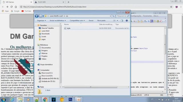 curso html e css aula 5 inserir logo em html смотреть онлайн