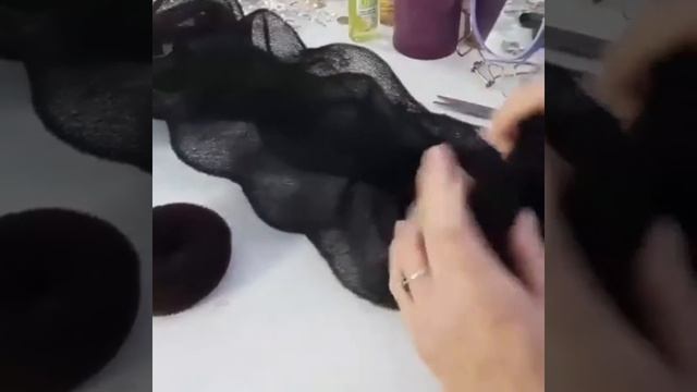 Прическа из валика смотреть онлайн