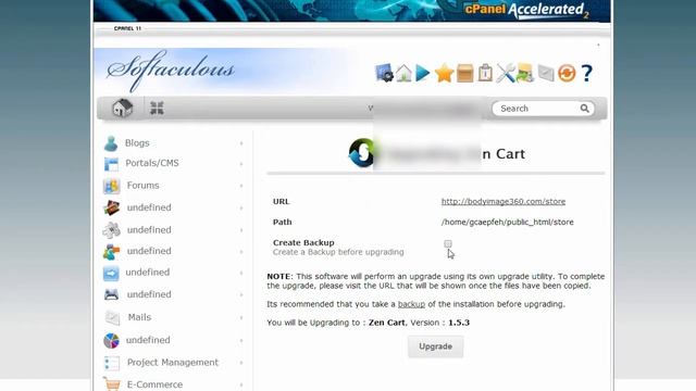 How to complete script updates from Softaculous™ in cPanel™ смотреть онлайн