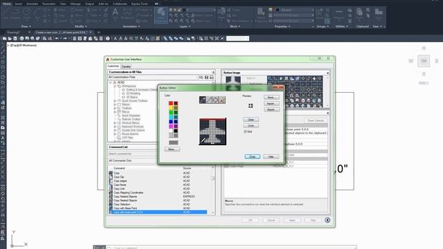 AutoCAD - Create a new icon "Copy with base point 0,0,0" смотреть онлайн