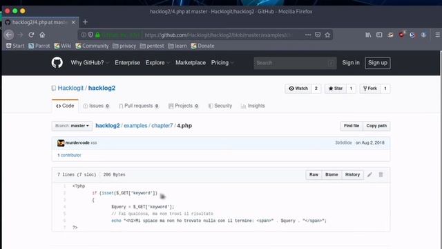 HACKLOG 2x18 - Attacchi XSS (Guida Cross Site Scripting) смотреть онлайн