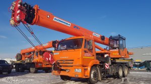Обзор автокрана КЛИНЦЫ КС-55713-1К-4В на шасси КАМАЗ-65115 (6х4).
