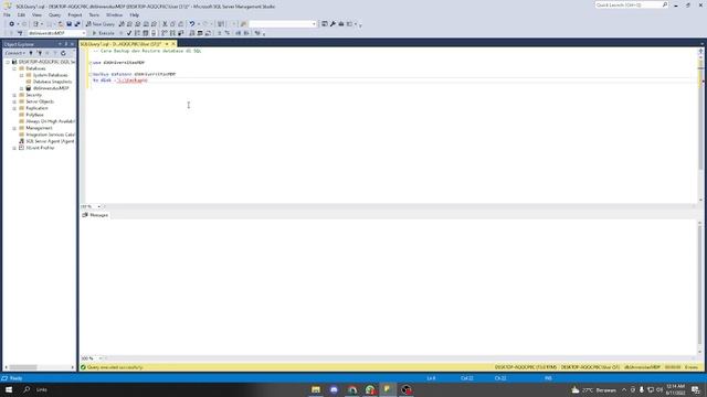 Cara backup dan restore database di SQL management studio смотреть онлайн