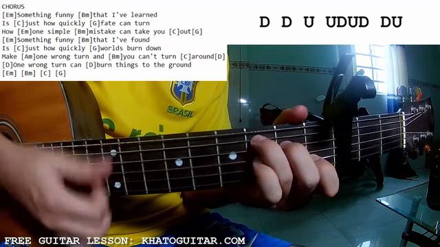 Alec Benjamin - One Wrong Turn | Guitar Tutorial смотреть онлайн