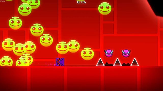 Создал какоето FIRE IN THE HOLE!!! в Geomethy dash смотреть онлайн