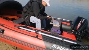 Мой Гладиатор Е-380. Что я беру с собой на воду.