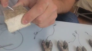 Уловистая снасть макушатник. Макушатник. Съемная клипса. Быстросъем. Ласточкин хвост.