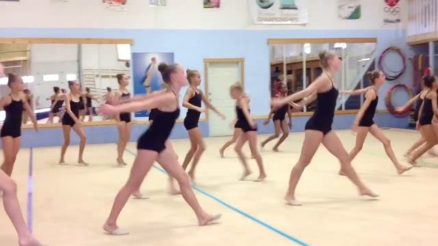Circle Of Life: Team Body Technique Warm-up For Rhythmic Gymnastics
