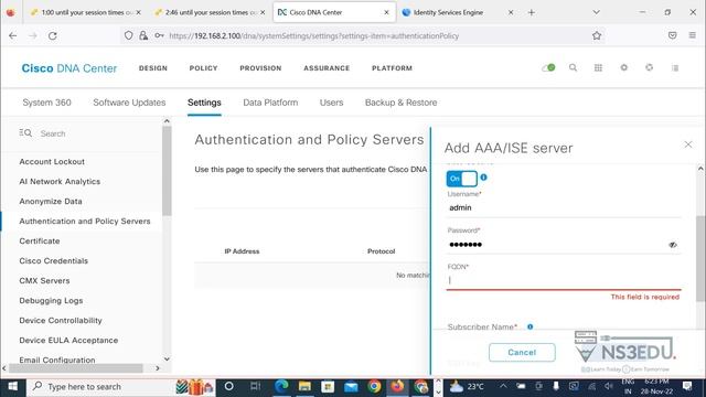 Cisco DNAC and ISE Integration | NS3EDU | @CiscoSystems смотреть онлайн