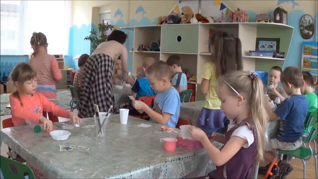 Знакомимся с техникой декупаж. Дошкольники смотреть онлайн