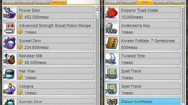 MapleStory - How to quickly sell your stuff смотреть онлайн