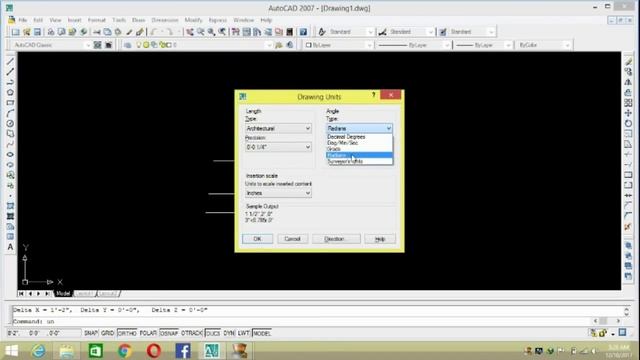 AutoCAD 2007 Unit Setup Tutorial 2 In Hindi/Urdu смотреть онлайн