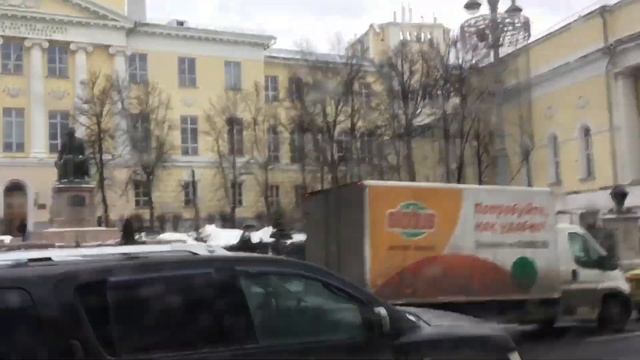 Москва, Смоленская площадь,Арбат, проезд до Лубянки ! смотреть онлайн