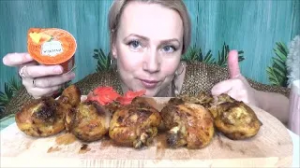 МУКБАНГ КУРИНЫЕ НОЖКИ    Русский мукбанг   Домашняя еда.