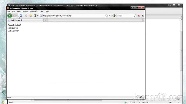 OOP PHP #28 : self keyword смотреть онлайн