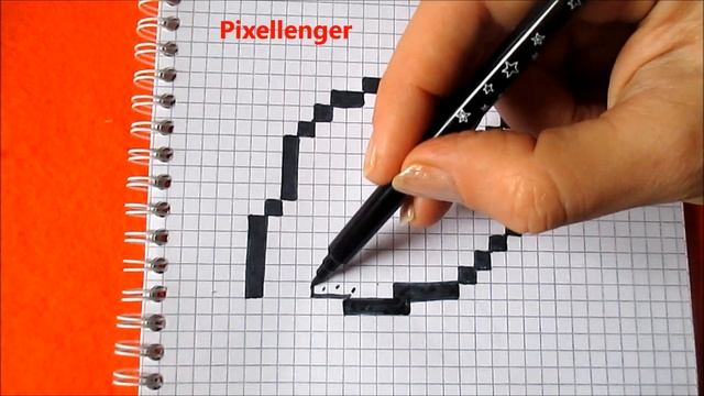 Ворон Бравл Старс Как рисовать по клеточкам Простые рисунки Brawl Stars How to Draw Pixel Art смотреть онлайн